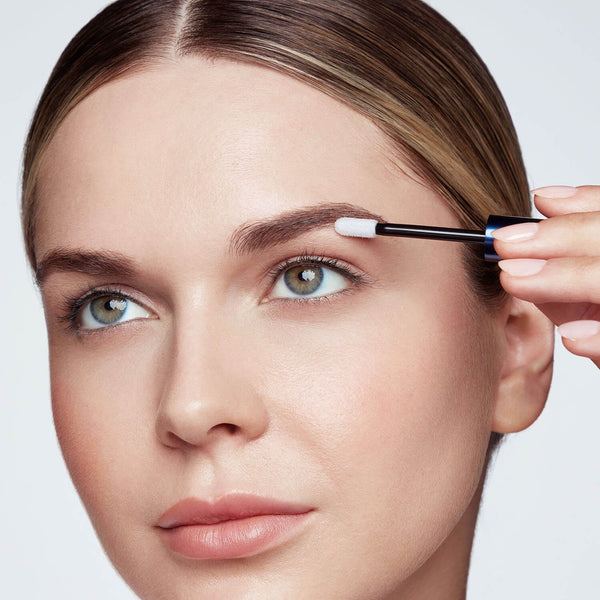 Apply a few short strokes of RevitaBrow® Advanced onto each eyebrow. It is not necessary to apply more frequently than once per day. Let dry completely before applying additional beauty products. 